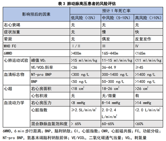 六张图表带你走进肺动脉高压的评估和处置