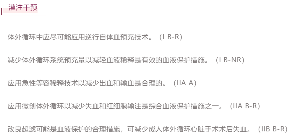 【解读】美国心胸外科患者血液管理临床实践指南(2021版)(一)