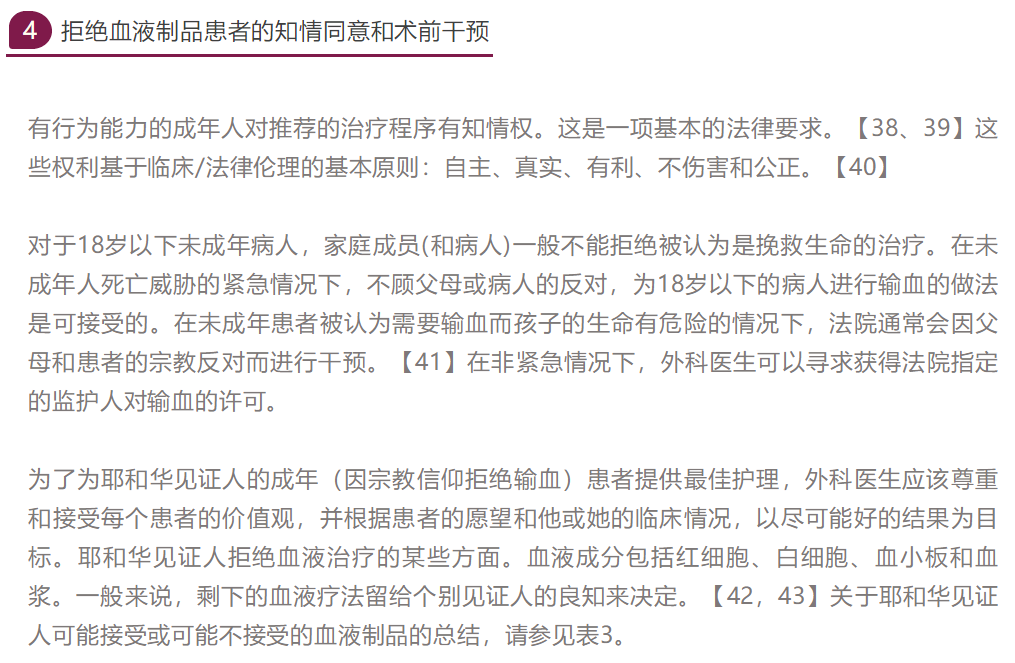 【解读】美国心胸外科患者血液管理临床实践指南(2021版)(三)