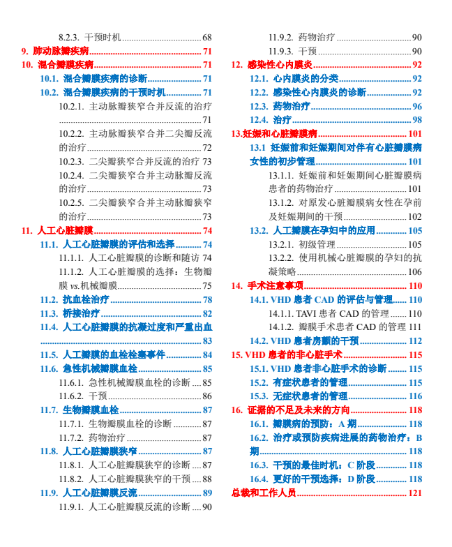2020 年心脏瓣膜病患者管理指南（一）